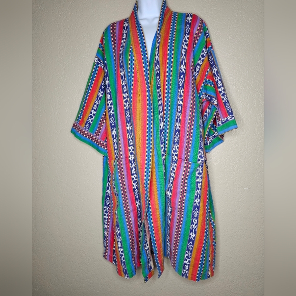 Colorful StriVintage Munsingwear garment Multi Pattern Size S to XL   ped Pants - Picture 1 of 5
